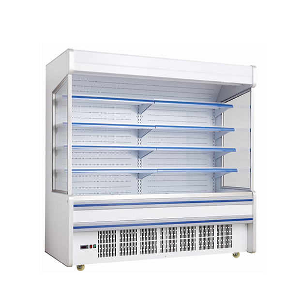 Multi Color Customized Right Angle Open Storage Lemari Pendingin Untuk Barang