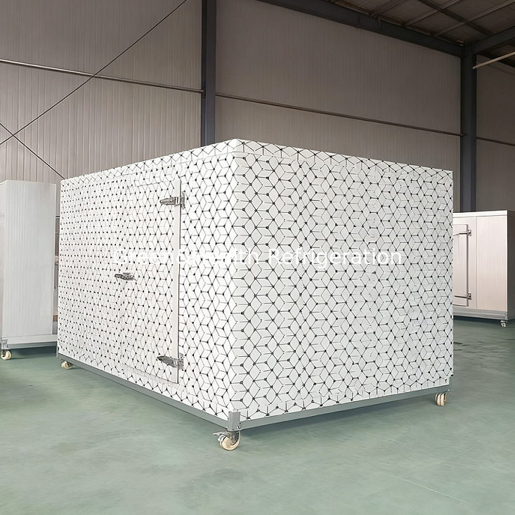 Guangzhou Customize Walk in Freezer Cold Storage Room Unit Untuk Pengolahan Daging Penyembelihan