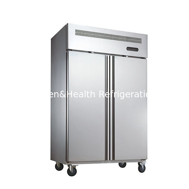 Dua pintu/Tiga pintu stainless steel dapur vertikal produk freezer