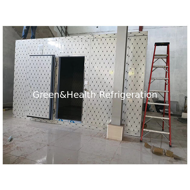 Ruang Penyimpanan Dingin Busa Poliuretan Keras yang Disesuaikan dengan Kontrol Suhu Elektronik Digital dan Defrost Otomatis Elektrik