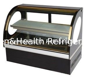 Tampilan Manual Kue Defrost Freezer / Bakery Display Cooler Dengan Lantai Disesuaikan Atau Meja Top Counter