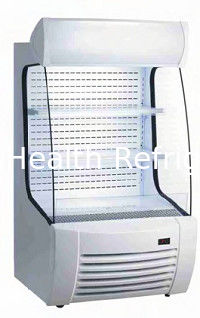 Display Minuman Mini Multideck Chiller Terbuka Untuk Jenis Kipas Pendingin Toko