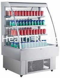 Display Minuman Mini Multideck Chiller Terbuka Untuk Jenis Kipas Pendingin Toko