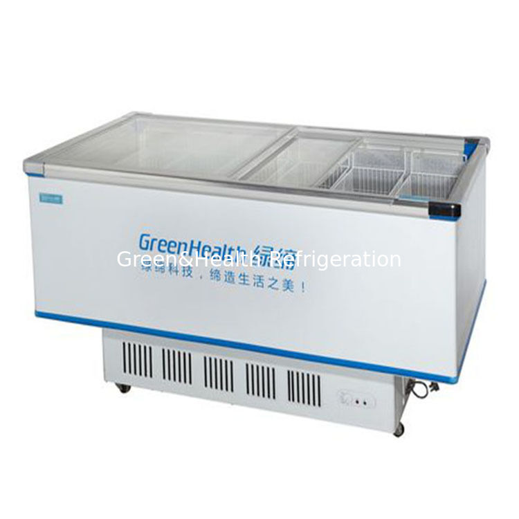 Freezer Dada Vertikal Kapasitas Besar dengan Kompresor Danfoss dan Pencairan Otomatis untuk Penggunaan Komersial
