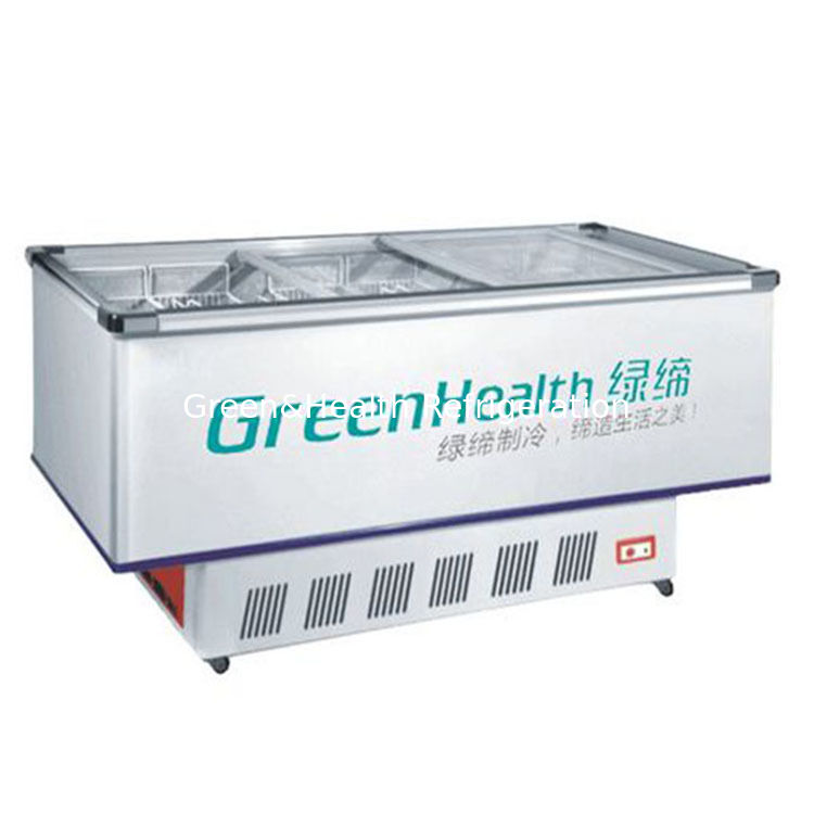 Freezer Dada Vertikal Kapasitas Besar dengan Kompresor Danfoss dan Pencairan Otomatis untuk Penggunaan Komersial
