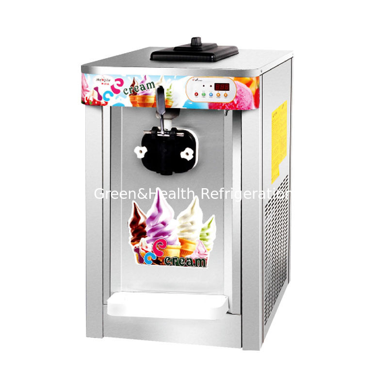 22L Kapasitas 3 Rasa Stainless Steel Komersial Soft Serve Ice Cream Maker Machine