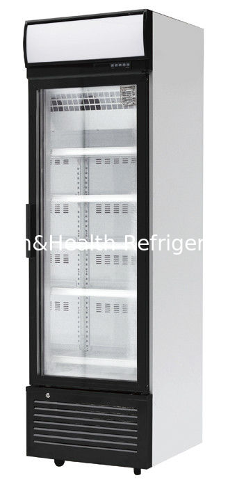 3 Pintu Stainless Steel Pintu Kaca Minuman Dingin Fasilitas Penyimpanan Besar
