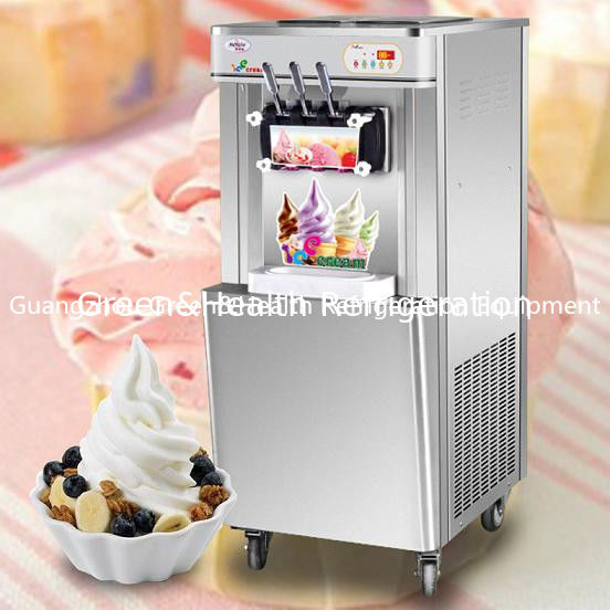 Mesin Pendingin Es Krim Pra-Pendinginan Yang Otomatis Menghitung Toko Makanan Penutup