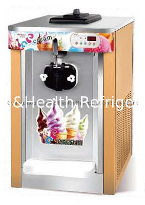 Mesin Pembuat Es Krim Komersial Soft Sever Dengan 1/3 Nikmat 60 / 50Hz