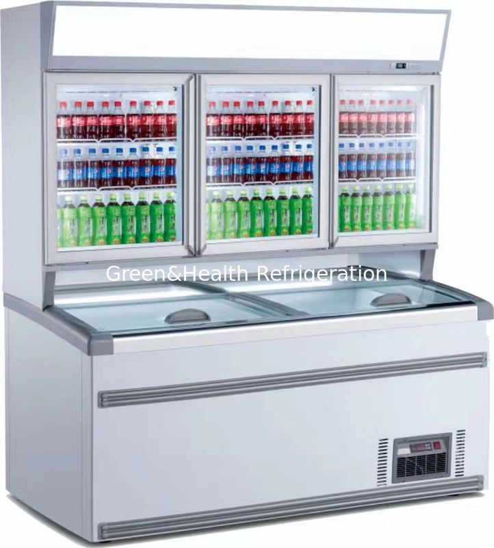 Komersial gabungan kulkas freezer dengan zona suhu ganda, Auto-Defrost, dan kompresor efisiensi tinggi - Samba Hybrid