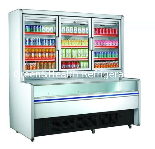 Komersial gabungan kulkas freezer dengan zona suhu ganda, Auto-Defrost, dan kompresor efisiensi tinggi - Samba Hybrid