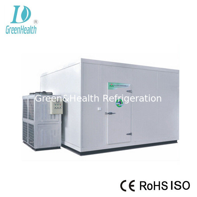 Air Cooling 2-8 derajat PU Panel Stabilitas Baja Cold Room Chiller Untuk Penyimpanan Makanan