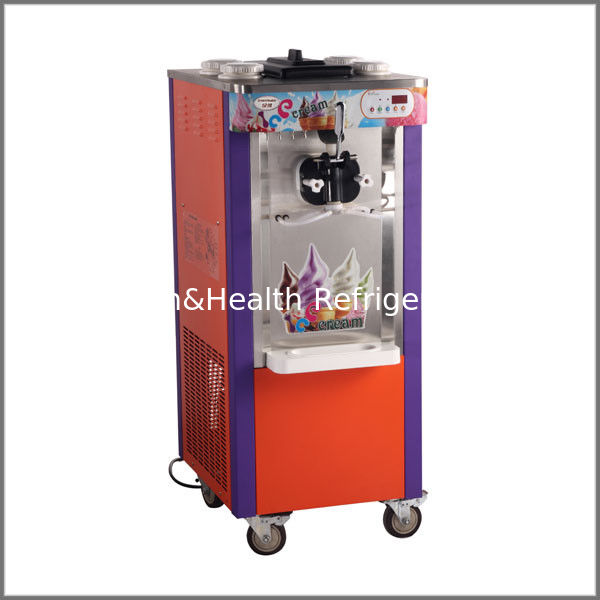 Mesin Pembuat Es Krim Komersial Soft Sever Dengan 1/3 Nikmat 60 / 50Hz