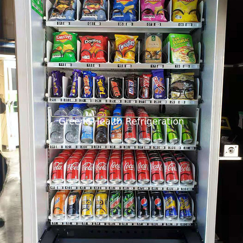 Kulkas Display Minuman Komersial dengan Lampu LED Kustom, Pintu Dapat Ditutup Sendiri, dan Kompresor Danfoss/Embraco