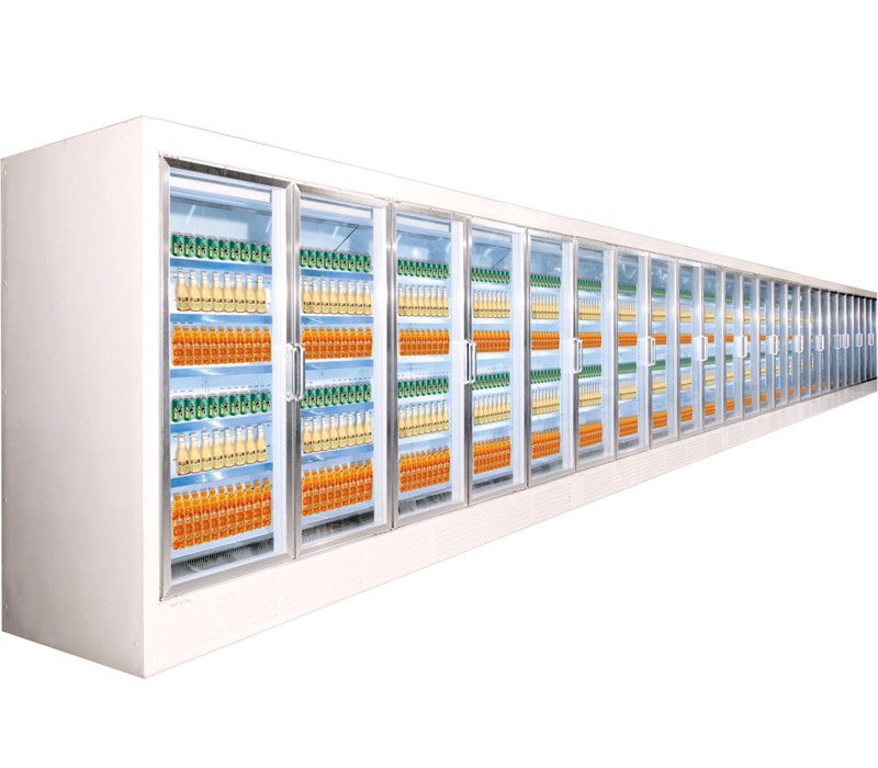 Proyek Supermarket Efisiensi Tinggi Menyediakan Pintu Kaca / Freezer Deli