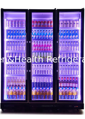 Penampilan Indah Komersial Bar Kulkas Beer Cooler Freezer Chiller Untuk Pub