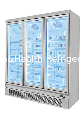 Showcase Freezer Display Makanan Supermarket Hemat Energi Untuk Mall Hotel