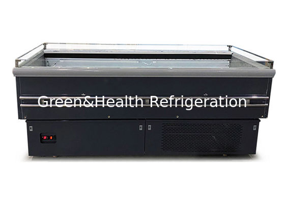 Kulkas Persegi Supermarket Kombinasi Freezer Cooler Peralatan Pendingin