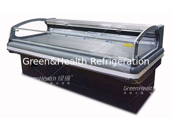 1800W Deli Display Kulkas Tampilan Daging Chiller Kipas Pendingin