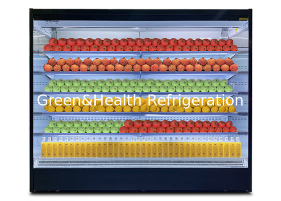 2.5 Meter Komersial Tegak Terbuka Sistem Saluran Udara Ganda Chiller