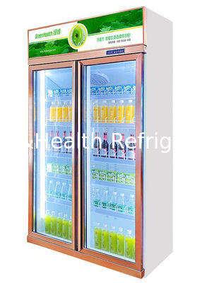 Supermarket Komersial Minuman Display Case Coca Cola Kulkas Chiller Pintu Kaca R290