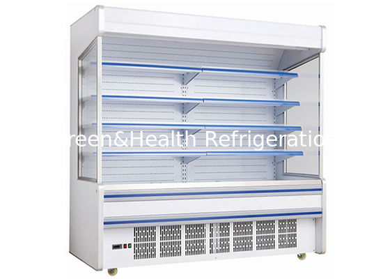 Multi Layers Multideck Open Chiller 2000L Untuk Toko Komersial