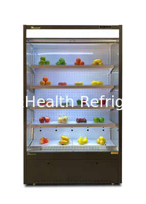 Custom Multi Deck Refrigerated Display Daging Buah Sayur Air Cooler