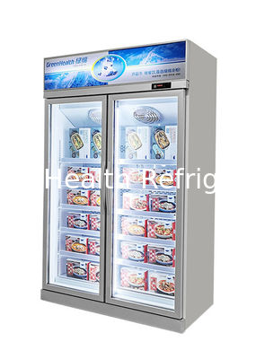 Freezer Tegak Supermarket Khusus Frost Gratis 5 Rak 1450L