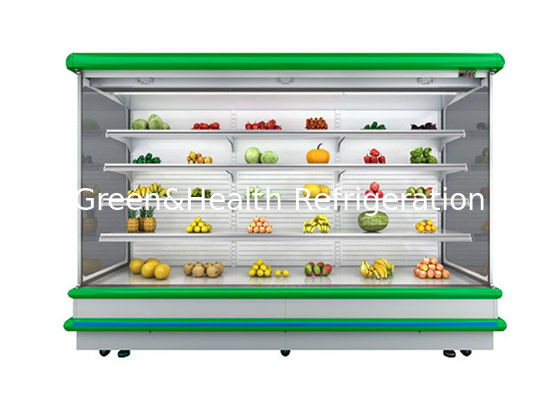 ROHS Tampilan Komersial Freezer Minuman Yogurt Botol Susu Bir Pendingin Multideck Remote