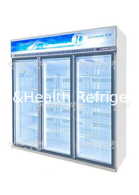 1500L Inverter Type Commercial Display Freezer Untuk Etalase Pendingin Daging