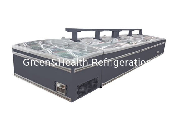 2,5 Meter Panjang Tampilan Komersial Freezer Ice Cream Showcase