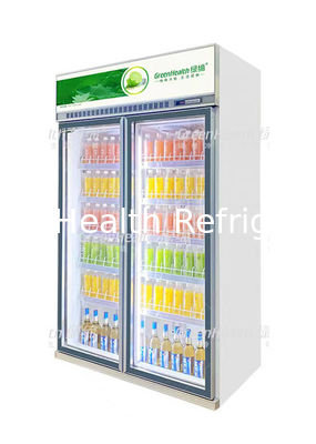 Engine On The Top Inverter Cool Drink Display Chiller With LED