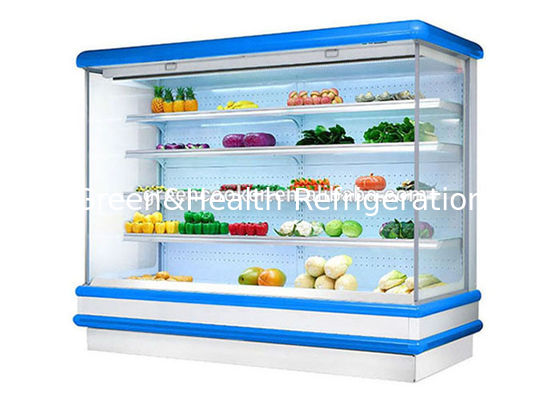 2332L R22 Open Display Chiller Cooling Equipment Defrost Free