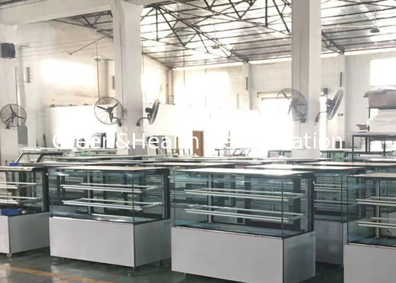 Kustomisasi Tampilan Kue Warna Chiller R134a Kulkas Showcase Berpendingin