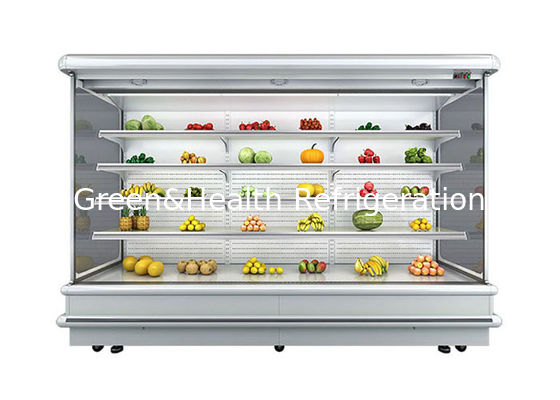 Remote System Multideck Open Chiller Display Kulkas Untuk Sayuran