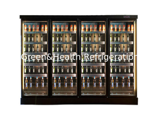 Pintu Kaca Multideck Chiller Display Minuman Pendingin