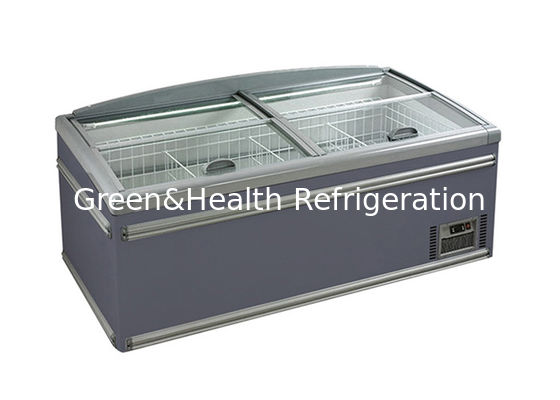 530L Frost Free Chest Freezer Fan Cooling Sliding Door Island Freezer