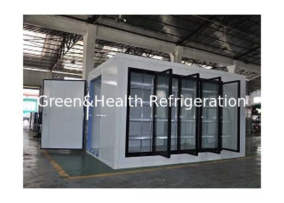 Supermarket Air Blast Freezer Walk In Cooler Unit pendingin Peralatan bahan makanan