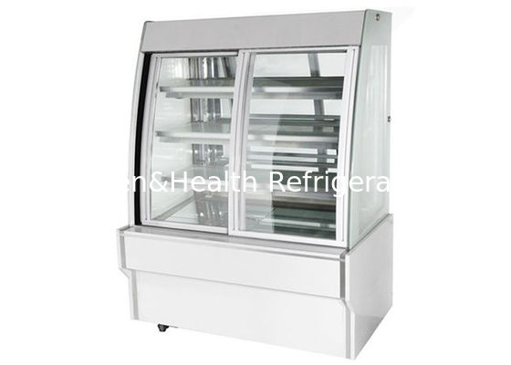 Single Temperature Upright Cake Chiller Komersial Bakery Showcase Counter Display