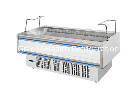 900W Frost Free Supermarket Fresh Food Showcase Untuk Toko Daging