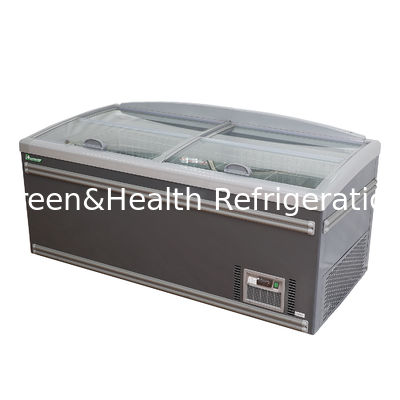 Pendinginan langsung 850L Es krim komersial Deep Freezer Supermarket Pendinginan
