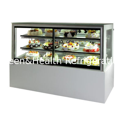 supermarket Fan Cooling System Cake Display Freezer Untuk Kue Dessert