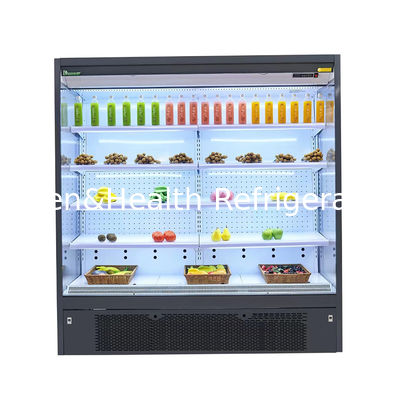 Multi-Layer Open Display Chiller Single Temperature untuk Buah atau Minuman
