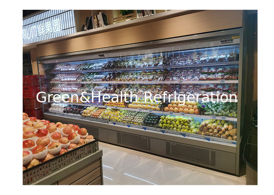 Green Health Commercial Chest Freezer Multi Gate Glass Door Dibangun dalam Sistem
