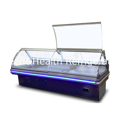 Supermarket Deli Display Lemari Kulkas Pabrik Harga Penjualan Langsung