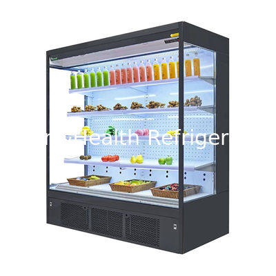 Customized Supermarket Bottle Air Cooler Multideck Open Chiller Dengan Plug In System