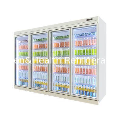 2694L Tampilan komersial tegak Freezer Beverage Showcase Cooler