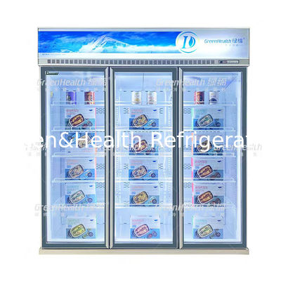 Cubigel Compressor R290 Single Temperature Kaca Pintu Freezer