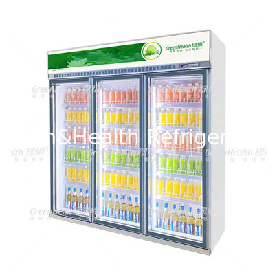 5 Lapisan Commercial Beverage Cooler dengan Digital Controller untuk Supermarket Chill Solution