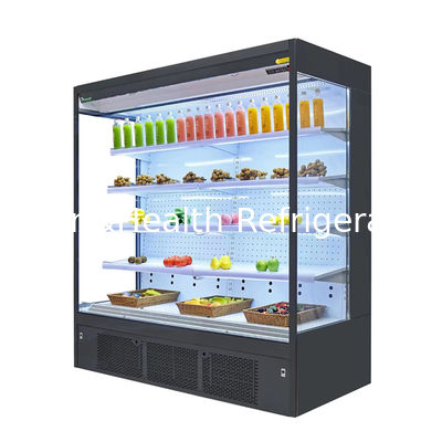 Multi Layer Open Front Chiller Display Kulkas Untuk Supermarket Refrigeration